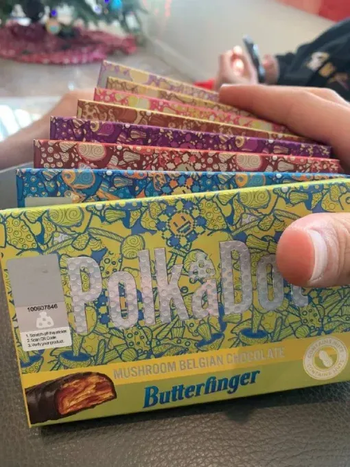 PolkaDot Butterfinger Chocolate Bar