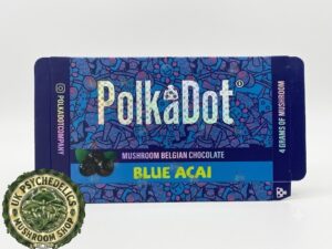 Polkadot Blue Acai Chocolate Bar