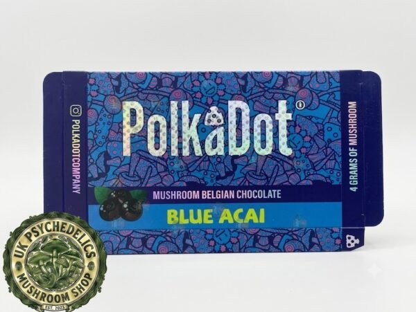 Polkadot Blue Acai Chocolate Bar