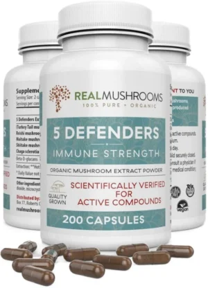 Real Mushroom 5 Defenders Capsules Real Mushroom 5 Defenders Capsules