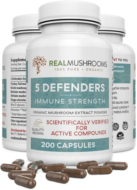 Real Mushroom 5 Defenders Capsules Real Mushroom 5 Defenders Capsules